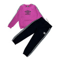 TUTA COMPLETA BAMBINA UMBRO ROSA