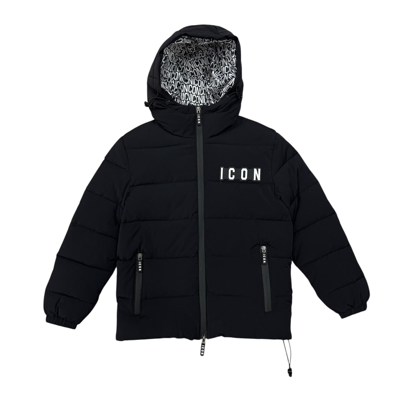 PIUMINO BAMBINO ICON NERO