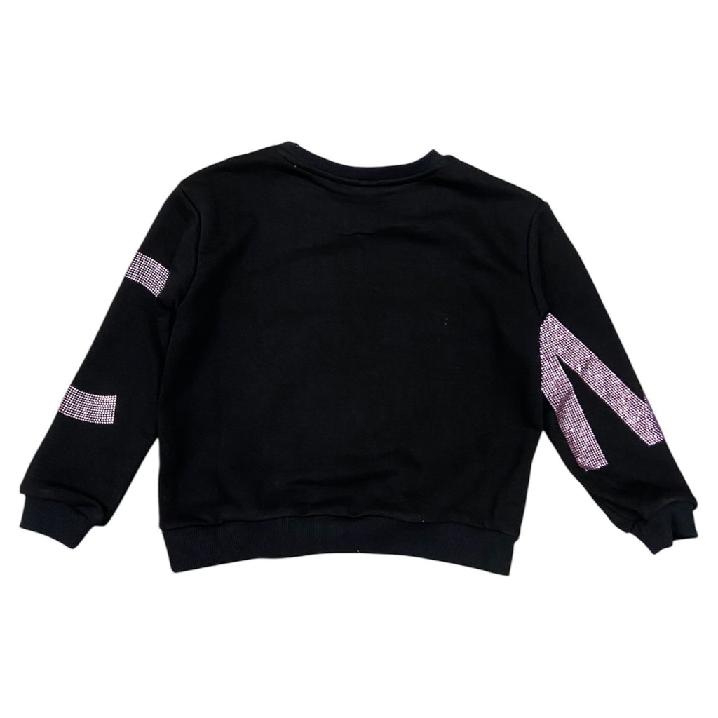 FELPA GIROCOLLO BAMBINA  MARC ELLIS NERA