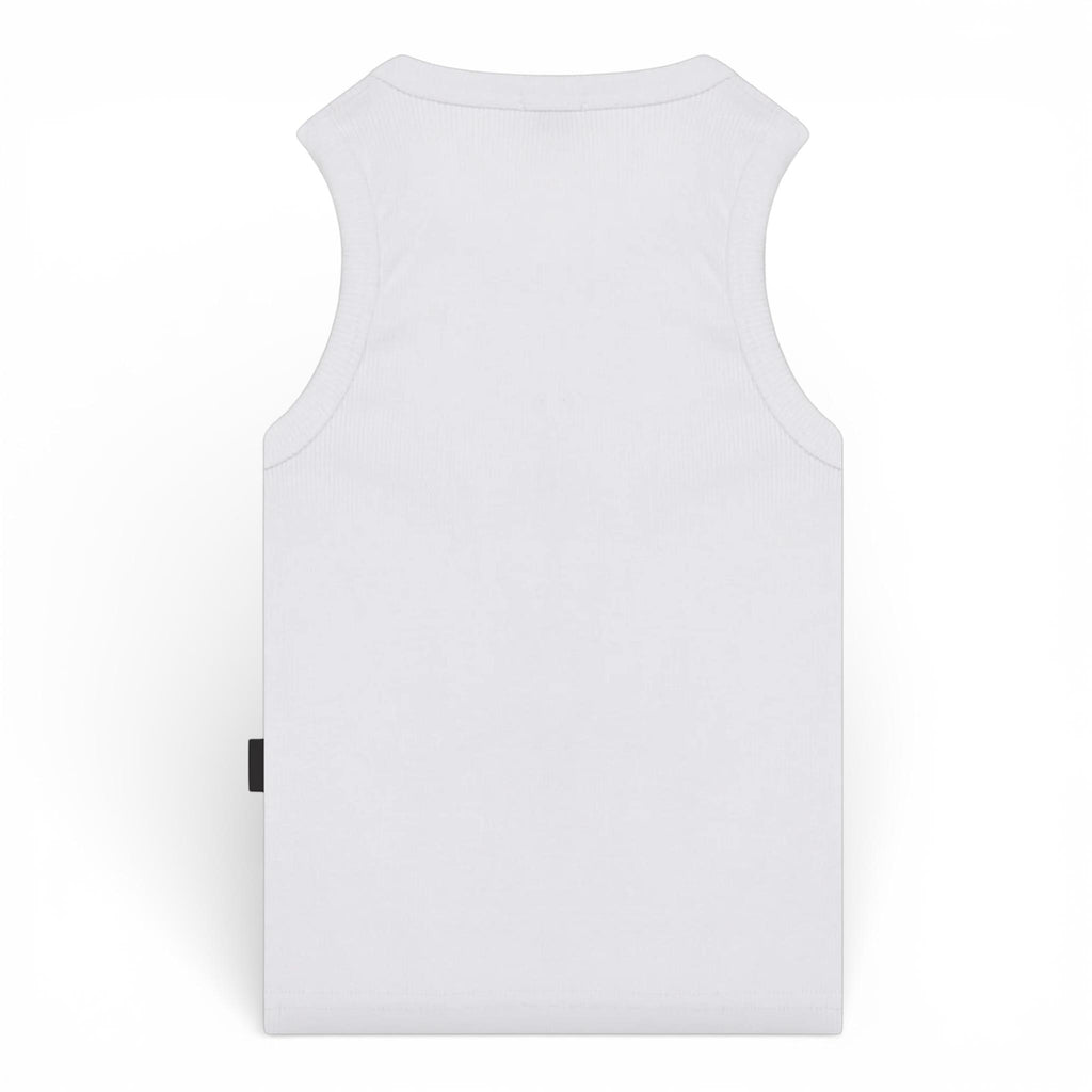 CANOTTA A COSTINE BAMBINA CON LOGO LOUNGE