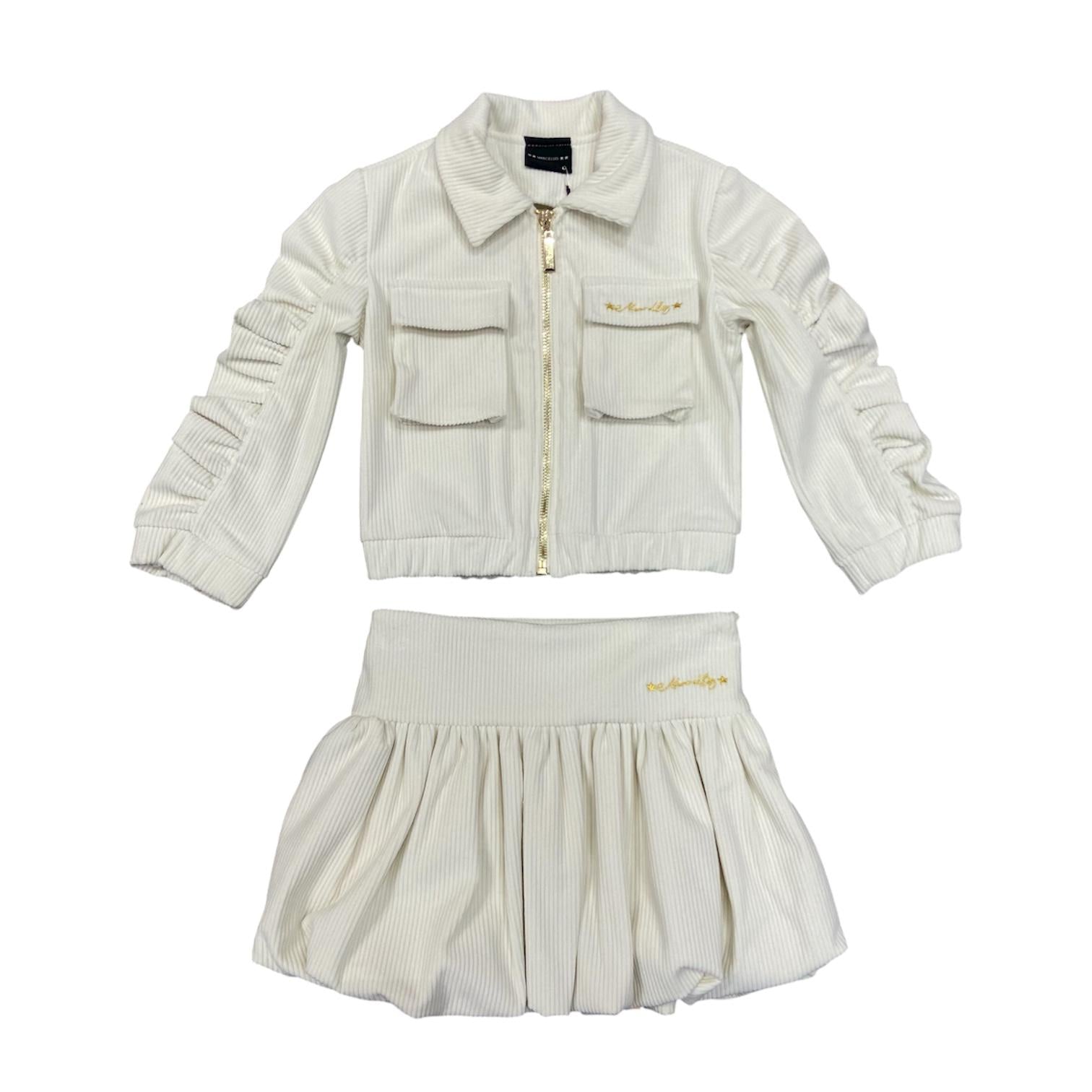 COORDINATO BAMBINA MARC ELLIS PANNA