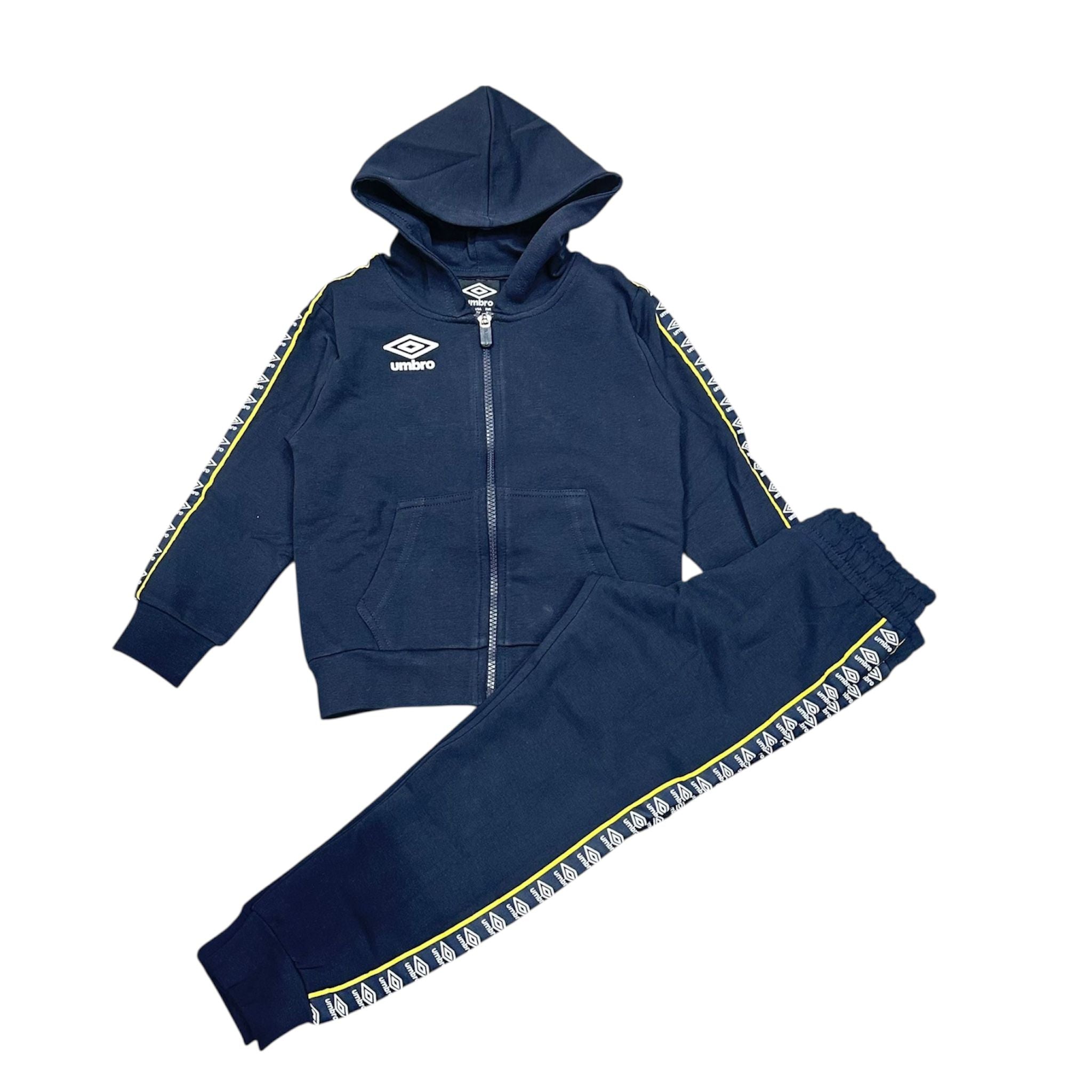TUTA COMPLETA BAMBINO UMBRO BLU