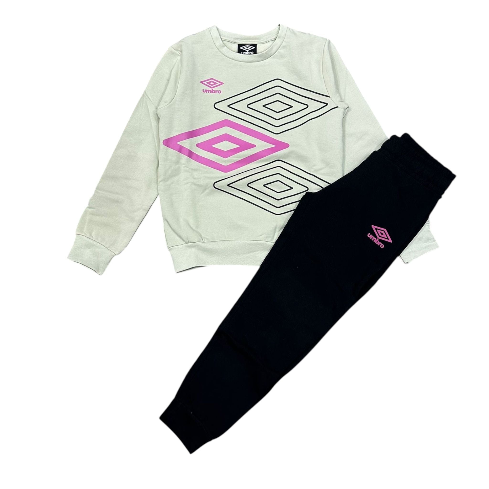 TUTA COMPLETA BAMBINA UMBRO BEIGE