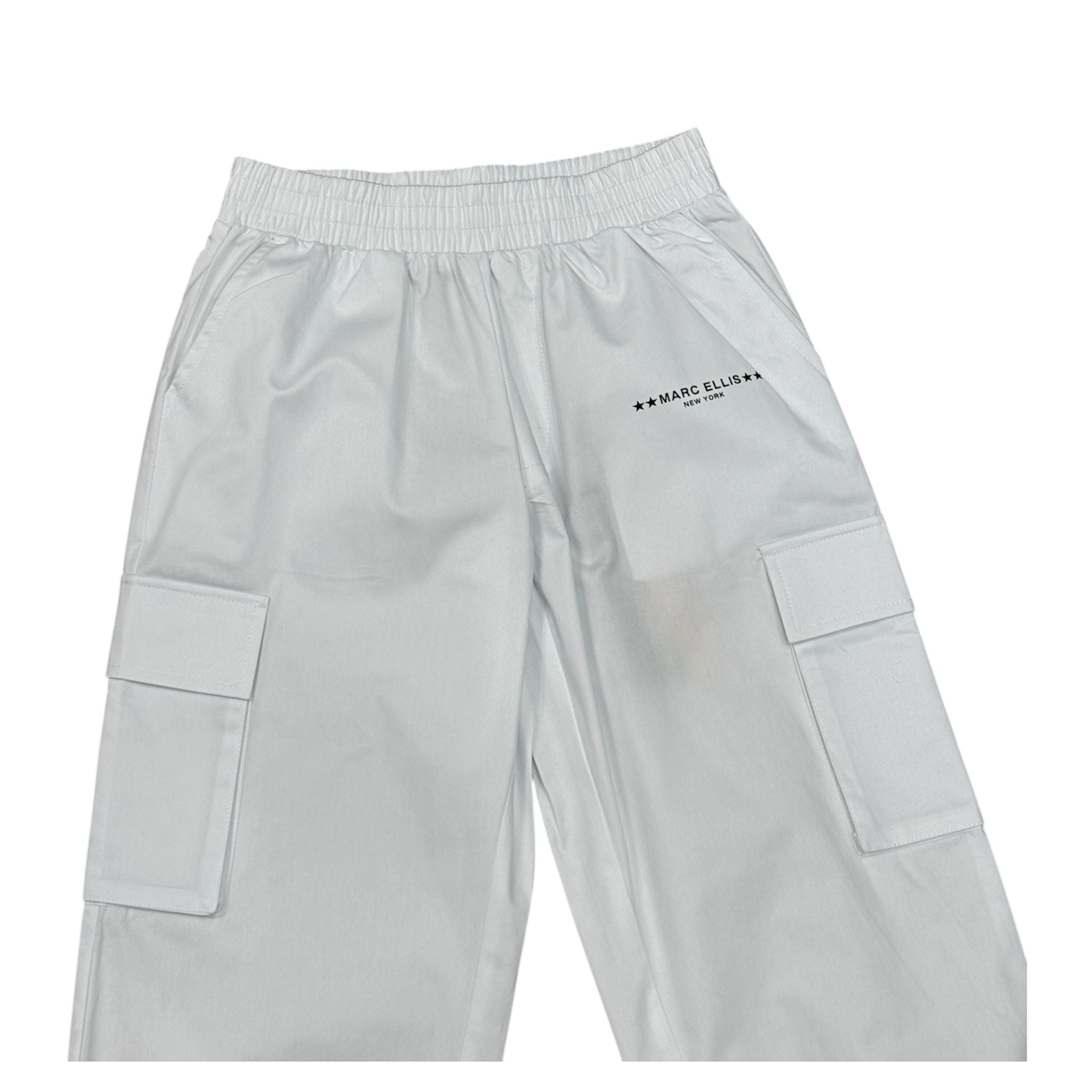 PANTALONE CARGO MARC ELLIS BAMBINA BIANCO