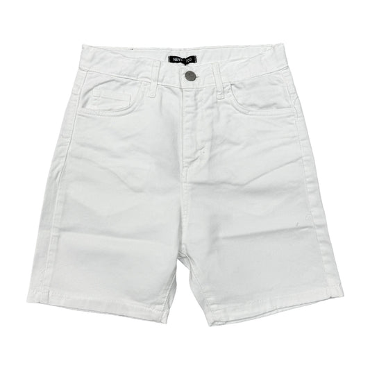 NEVER TOO SHORT JEANS BIANCO