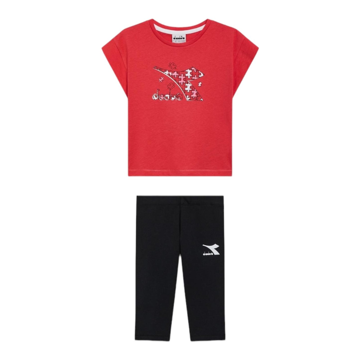 DIADORA COMPLETO BAMBINA T-SHIRT E LEGGINS